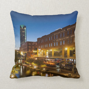 USA, Oklahoma, Oklahoma City, Bricktown Cushion