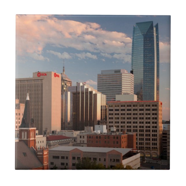 USA, Oklahoma, Oklahoma City, Elevated City Tile (Front)