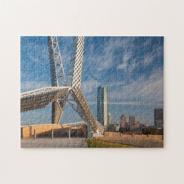 USA, Oklahoma, Oklahoma City, Skydance Jigsaw Puzzle (Horizontal)