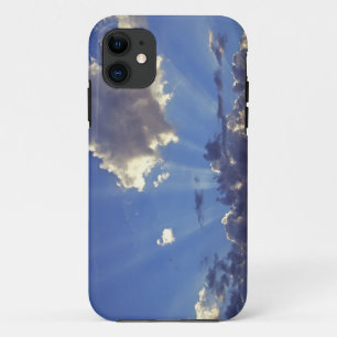 USA, Oregon, Bend. Sun rays fill the sky near Case-Mate iPhone Case