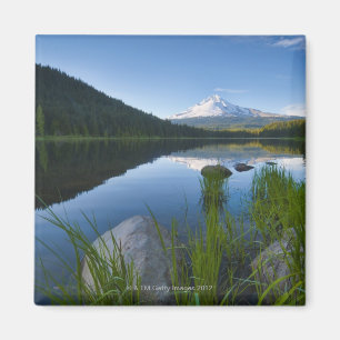 USA, Oregon, Clackamas County, View of Trillium 3 Magnet