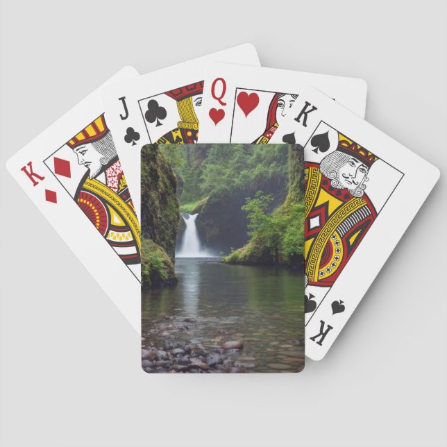 USA, Oregon, Columbia River Gorge 5 Playing Cards (Back)