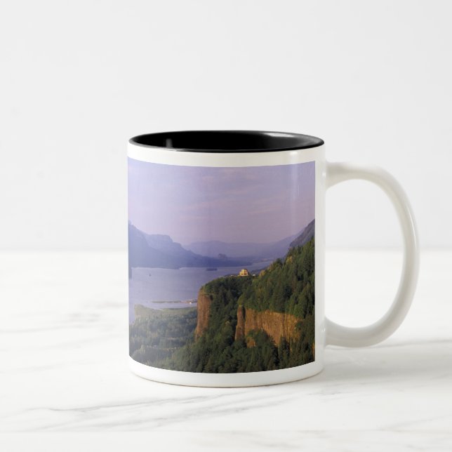 USA, Oregon, Columbia River Gorge National 4 Two-Tone Coffee Mug (Right)