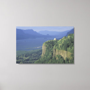 USA, Oregon, Columbia River Gorge NSA. View of Canvas Print