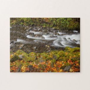 USA, Oregon, Columbia River Gorge, Tanner Creek 2 Jigsaw Puzzle