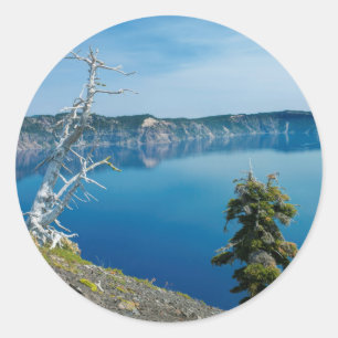 USA, Oregon, Crater Lake National Park 4 Classic Round Sticker