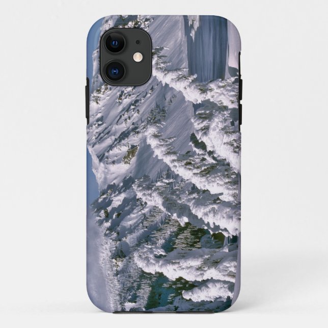 USA, Oregon, Crater Lake NP. Trees bow under the Case-Mate iPhone Case (Back)