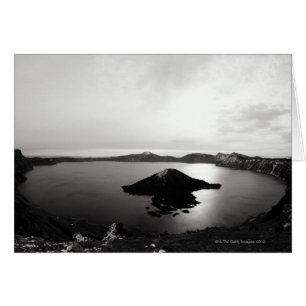 USA, Oregon, Crater Lake, Wizard Island,