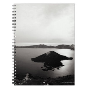 USA, Oregon, Crater Lake, Wizard Island, Spiral Notebook