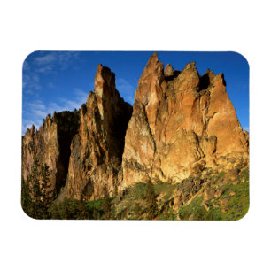 USA, Oregon, Granite Cliffs At Smith Rock State Magnet
