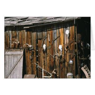 USA, Oregon, Harney County. Old livery stable