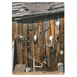 USA, Oregon, Harney County. Old livery stable Clipboard