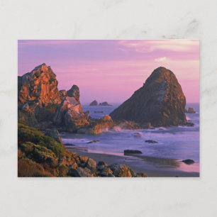 USA, Oregon, Harris State Beach, Brookings. 2 Postcard