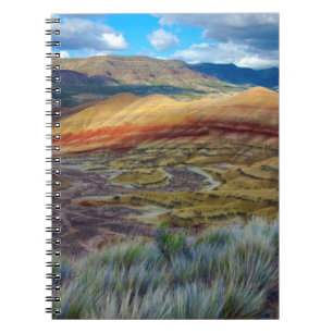 USA, Oregon. Landscape Of The Painted Hills Spiral Notebook