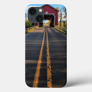 USA, Oregon, Scio, Shimanek Bridge 2 iPhone 13 Case