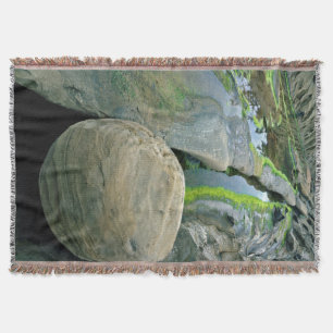 USA, Oregon, Shore Acres State Park Throw Blanket