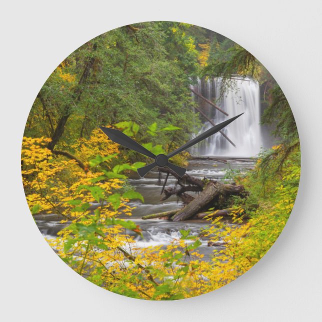 USA, Oregon, Silver Falls State Park 2 Large Clock (Front)