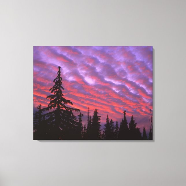 USA, Oregon, Three Sisters Wilderness, Vivid Canvas Print (Front)