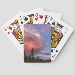 USA, Oregon, Umpqua National Forest. Storm Playing Cards
