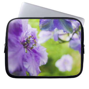 USA, Oregon, Willamette Valley, Larkspur Close 2 Laptop Sleeve