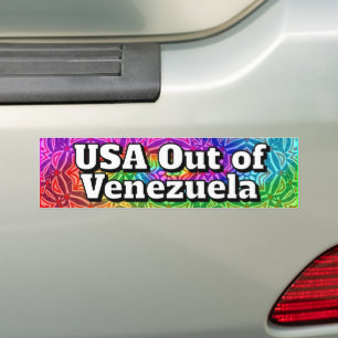 USA Out of Venezuela Bumper Sticker