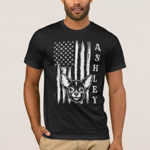 USA Patriot Chihuahua Dog US Pet T-Shirt