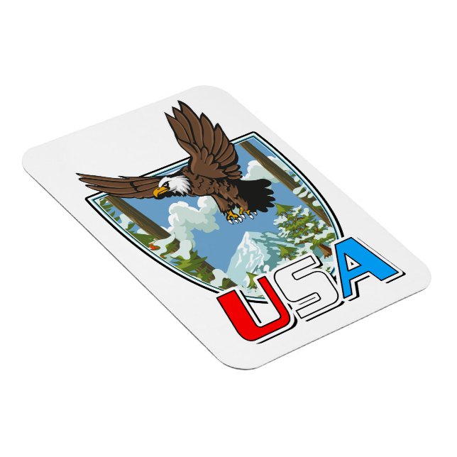USA Patriot logo Magnet (Right Side)