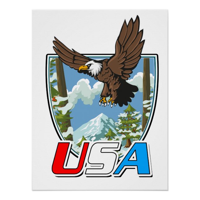 USA Patriot logo Poster (Front)
