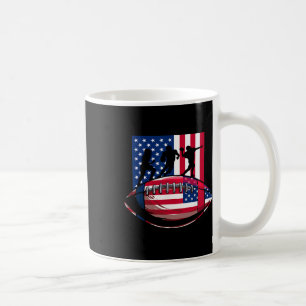 Usa Patriot Or American Football 4th Of July Ameri Coffee Mug