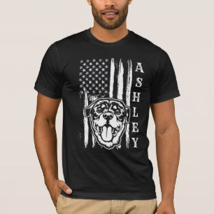 USA Patriot Rottweiler Dog US Pet T-Shirt