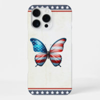 USA/patriotic 4th of July butterfly