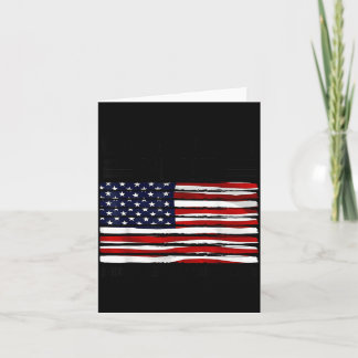 USA Patriotic American Flag 4th Of July Card