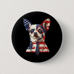 Usa Patriotic American Flag 4th Of July Us 6 Cm Round Badge