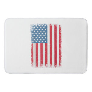 USA Patriotic American Flag For Men Women Kids Boy Bath Mat