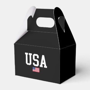 USA Patriotic American Flag For Men Women Kids Boy Favour Box