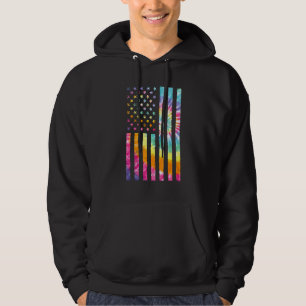 Usa Patriotic American Flag For Men Women Kids Boy Hoodie