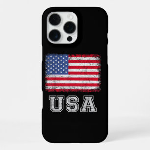 USA Patriotic American Flag For Men Women Kids Boy iPhone 16 Pro Max Case
