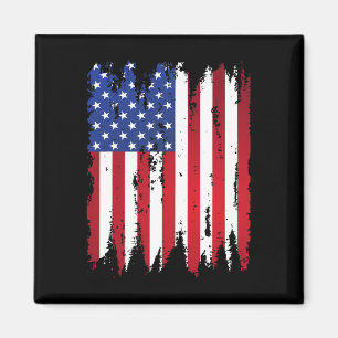 Usa Patriotic American Flag For Men Women Kids Boy Magnet