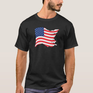 USA Patriotic American Flag For Men Women Kids Boy T-Shirt