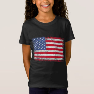 USA Patriotic American Flag For Men Women Kids Boy T-Shirt
