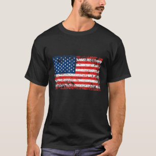 Usa Patriotic American Flag For Men Women Kids Boy T-Shirt