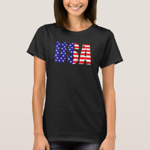 USA Patriotic American Flag For Men Women Kids Boy T-Shirt