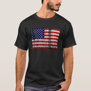 Usa Patriotic American Flag For Men Women Kids Boy T-Shirt
