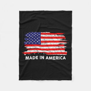 Usa patriotic - american flag freedom - pride fleece blanket
