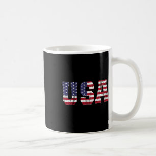 Usa Patriotic American Flag Shirt Men Women Kids V Coffee Mug