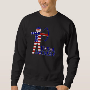 USA Patriotic ARCHERY Sweatshirt