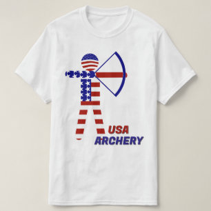 USA Patriotic ARCHERY  T-Shirt