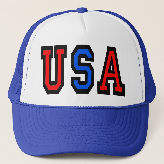 USA Patriotic Baseball Cap (Front)