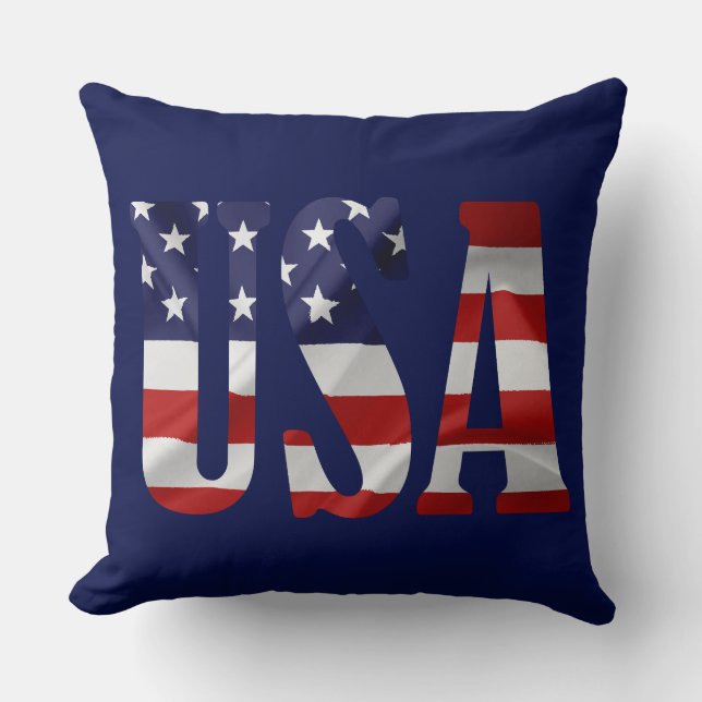 USA Patriotic Cushion (Front)