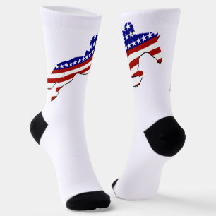 USA Patriotic Equestrian  Socks